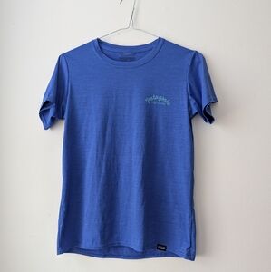 Patagonia Trail Running Shirt Blue X-SMALL Women. Like New!